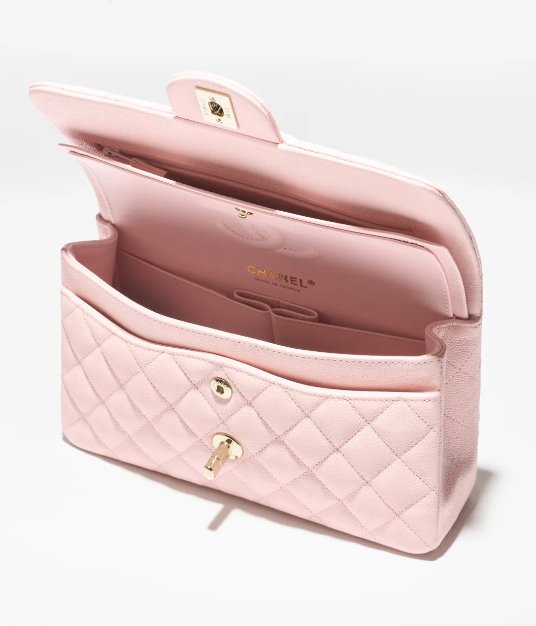 Classic Flap Quilted Caviar Small Shoulder Bag