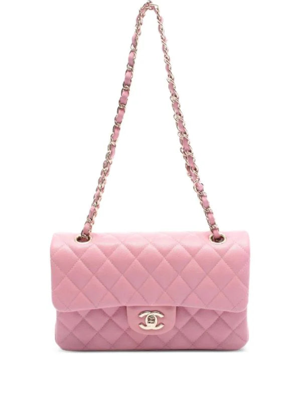 Classic Flap Quilted Caviar Small Shoulder Bag